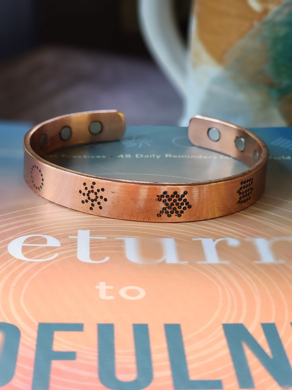The Return Bracelet — Copper All 8 mindfulness skills on your wrist